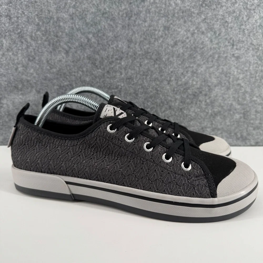 Keen Elsa Sneaker Womens 10 Black Lace Textured Low Top Casual Shoes 1018303
